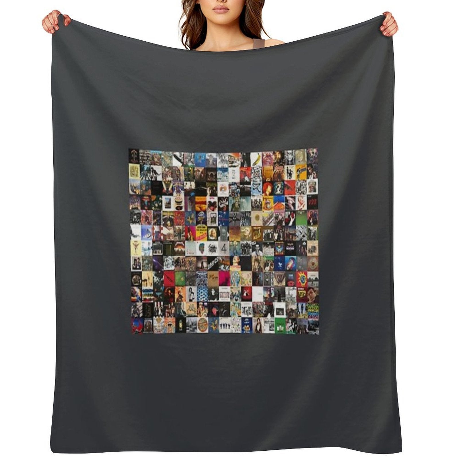 Greatest Rock Albums of All Time Tapestry Premium Throw Blanket