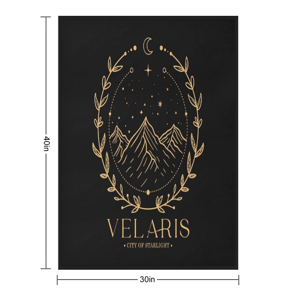 Acotar Velaris City Of Starlight The Night Court Eco-conscious Throw Blanket