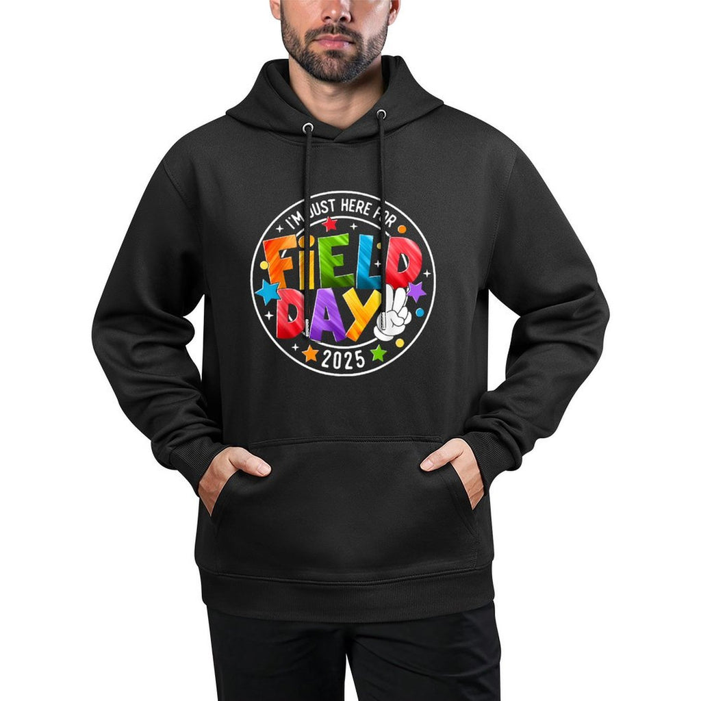 School Field Day Teacher I'm Just Here For Field Day 2025 Pilling-Resistant Hoodie