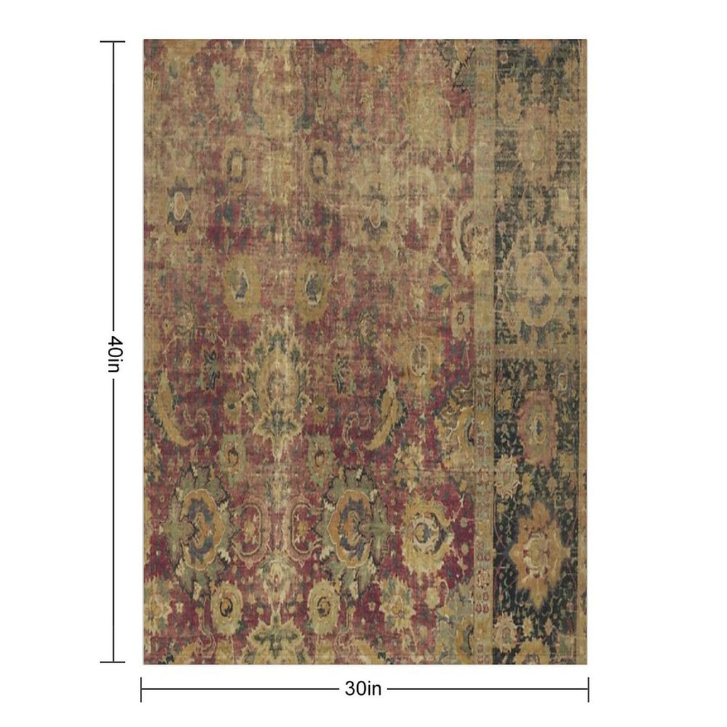 Antique Kilim 5 Travel-friendly Throw Blanket