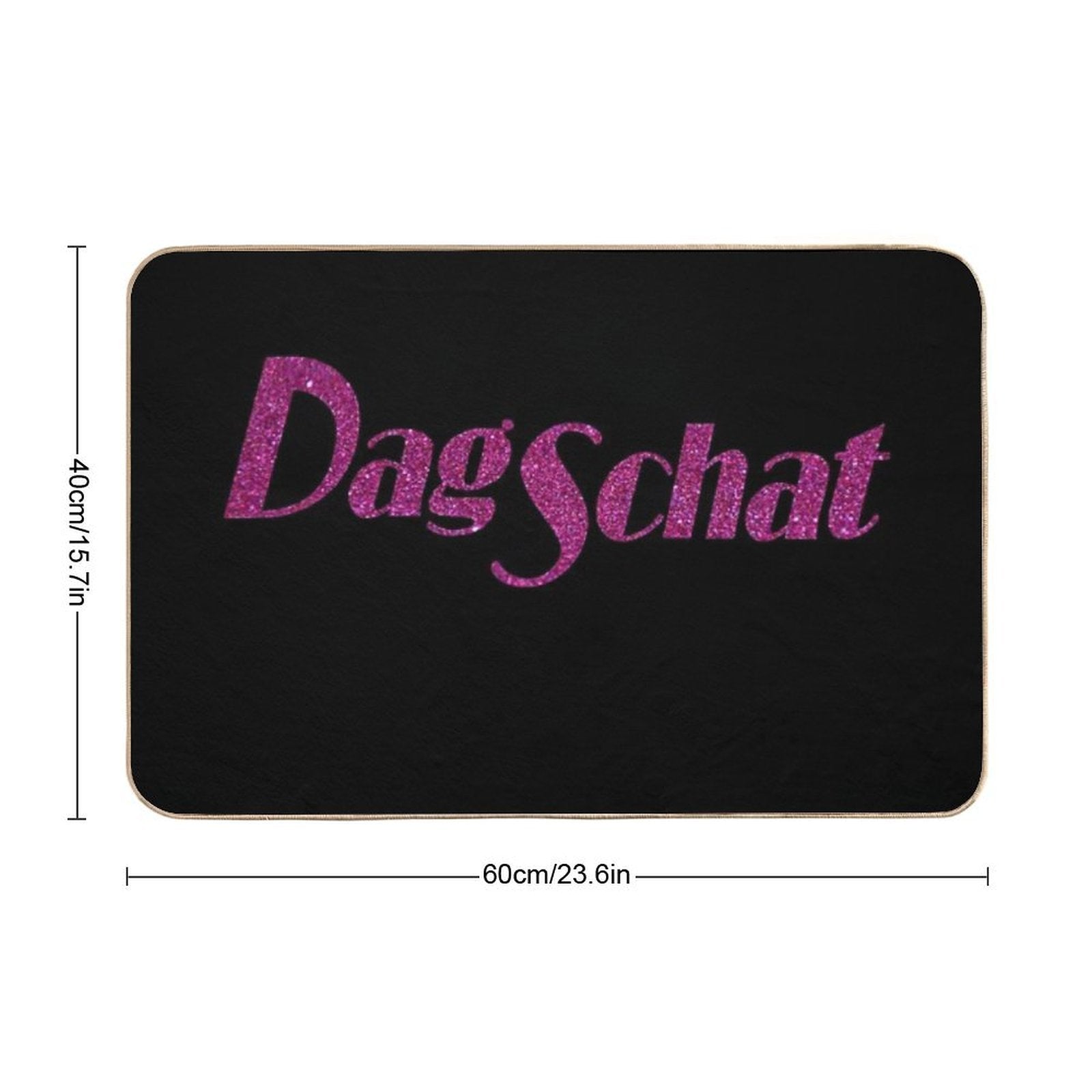 Drag Race Holland - Dag Schat (Bye Hun - Love Hon) - Pink Glitter - Fred Van Leer - RuPaul's  Anti-Trip Bath Mat