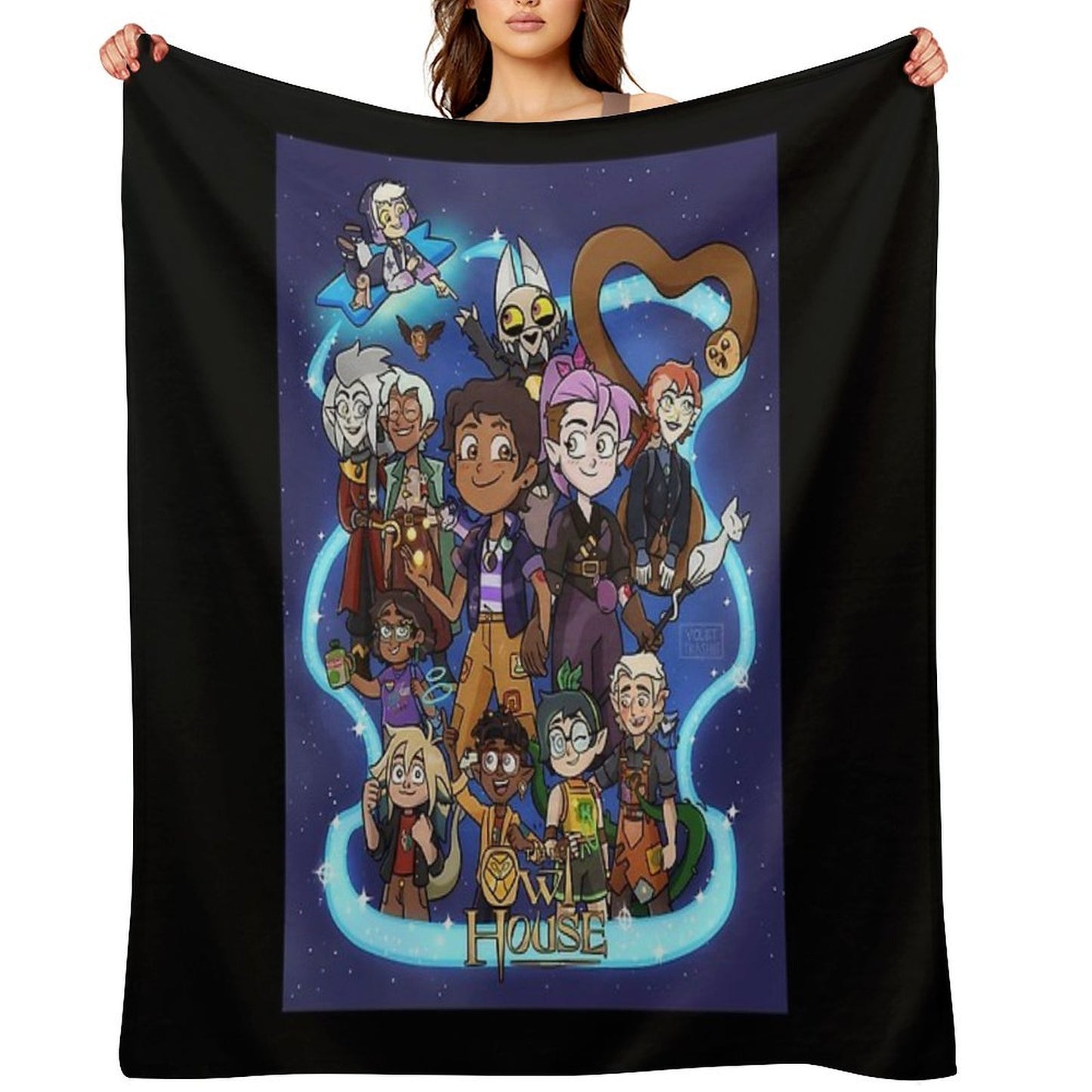 The Owl House Finale Shrink-resistant Throw Blanket