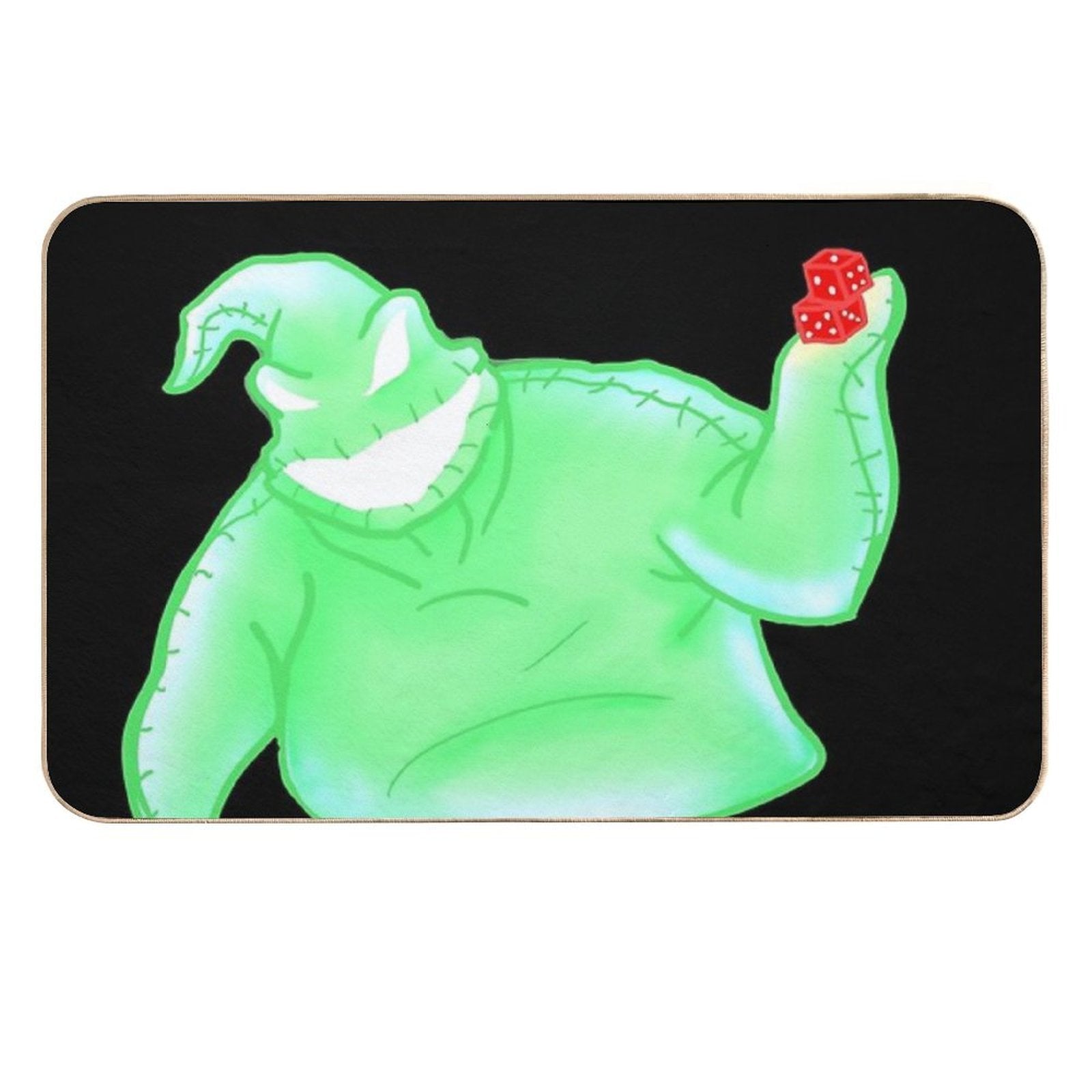 Oogie Boogie Illustration  Multi-Purpose Bath Mat