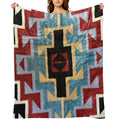 Navajo PATTERNS TRIBAL ETHNIC Gift-ready Throw Blanket