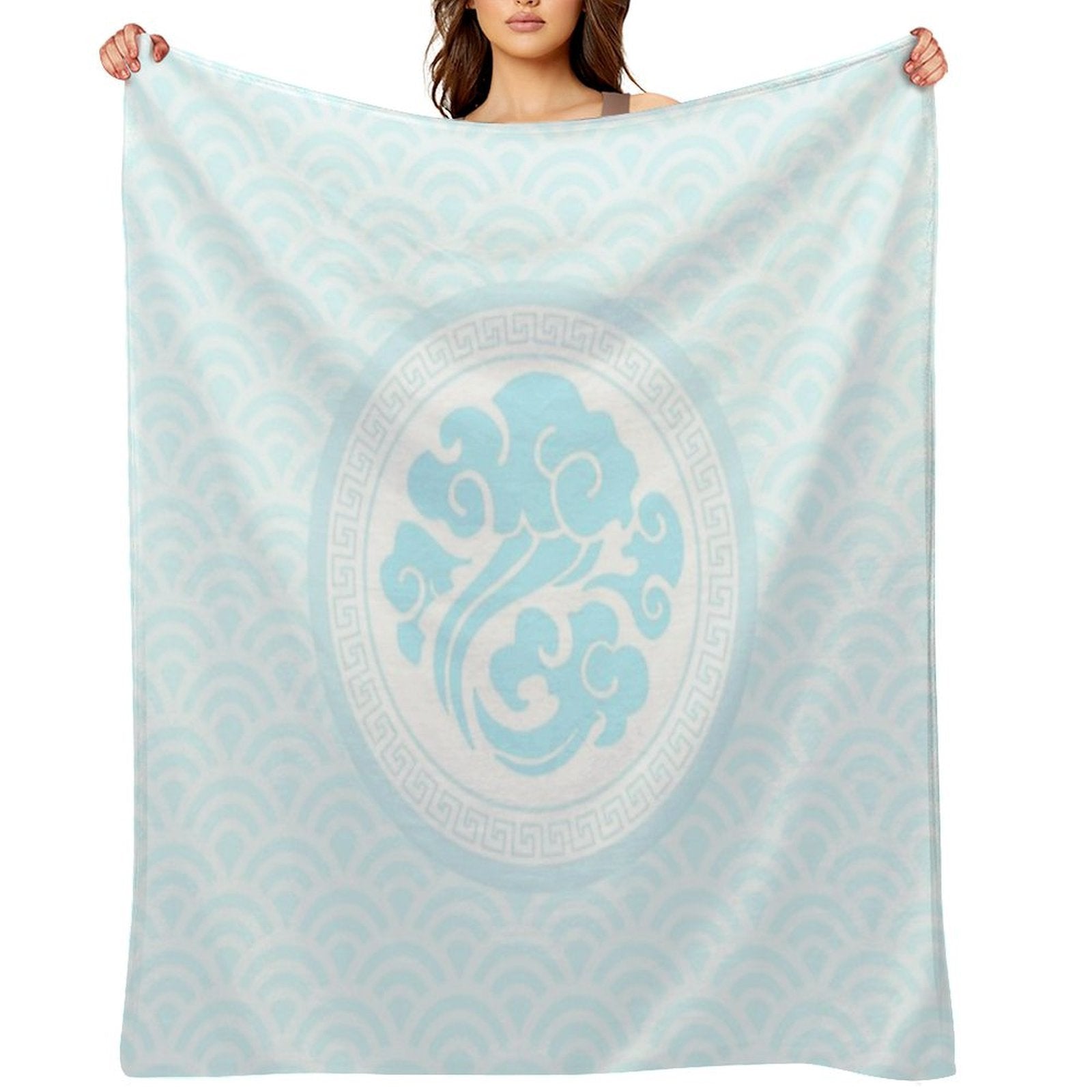 Gusu Lan Logo All-season Throw Blanket