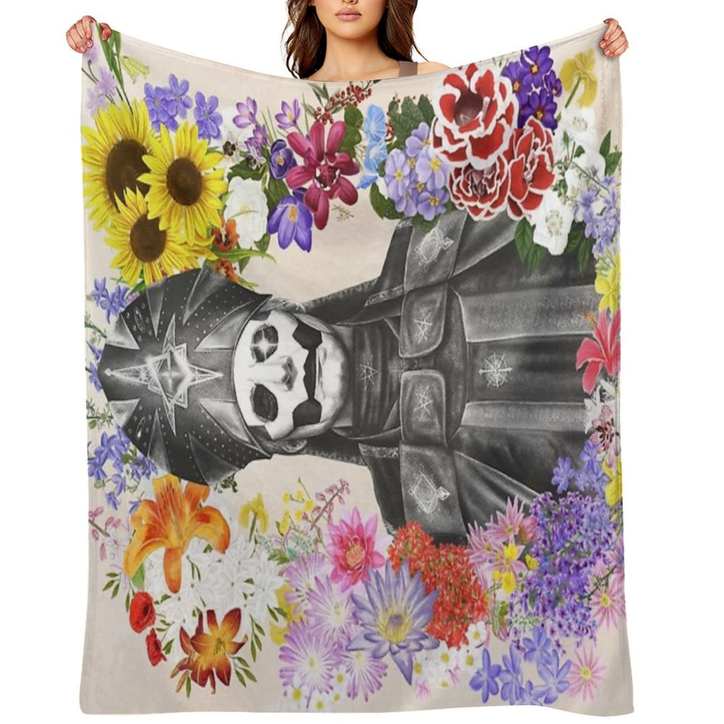 Papa - Language of Flowers Versatility Throw Blanket