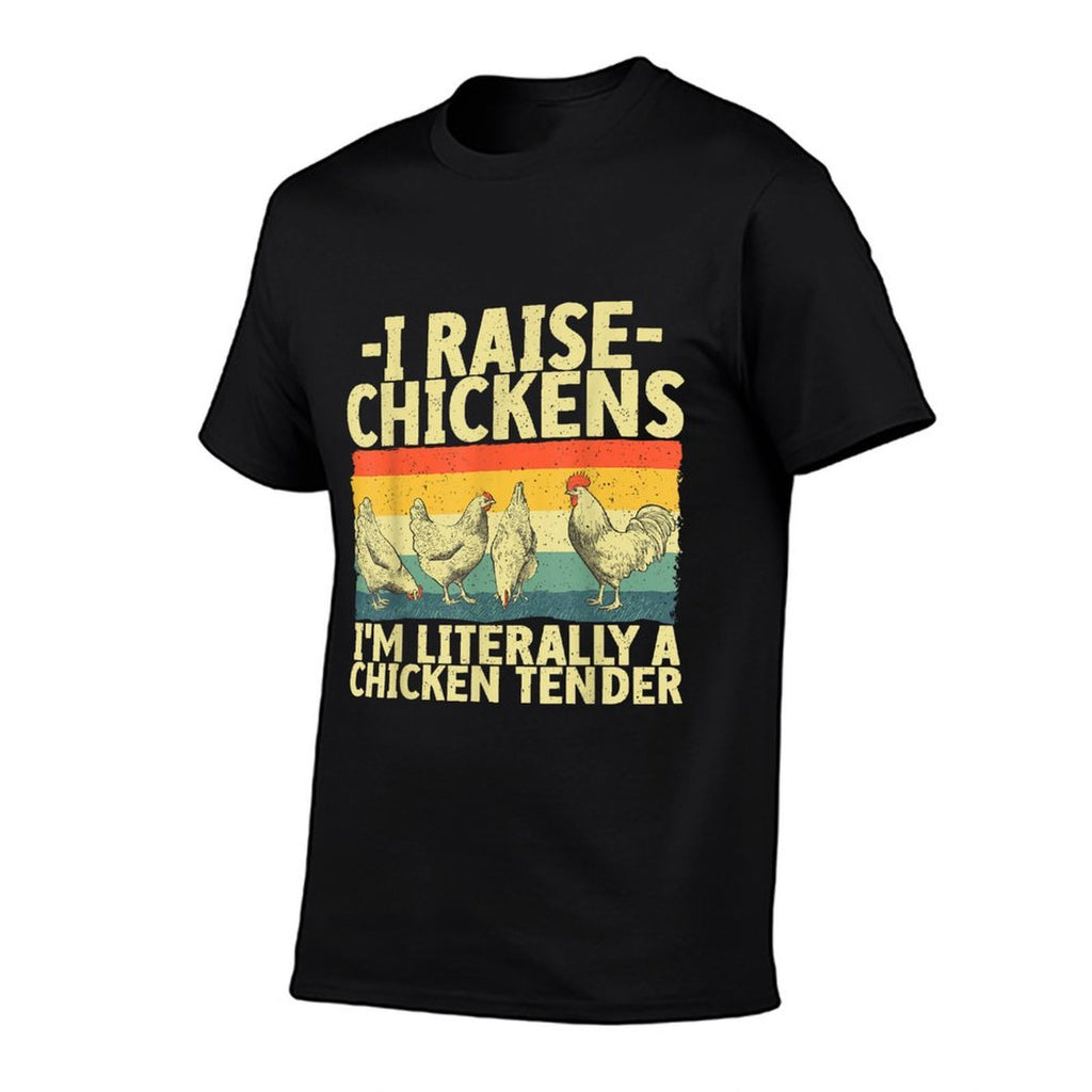 Chicken Gift Chicken Lover Accessories & Stuff Unisex-Adult Black Small Funny Chicken Tender Art Poultry Chicken Farmer  Classic T-Shirt