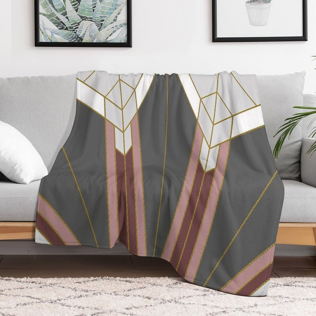 ART DECO G1 Velvety-soft Throw Blanket