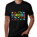 Grandma Master Builder Building Bricks Blocks Family Funny  Summer-ready Fabric T-Shirt