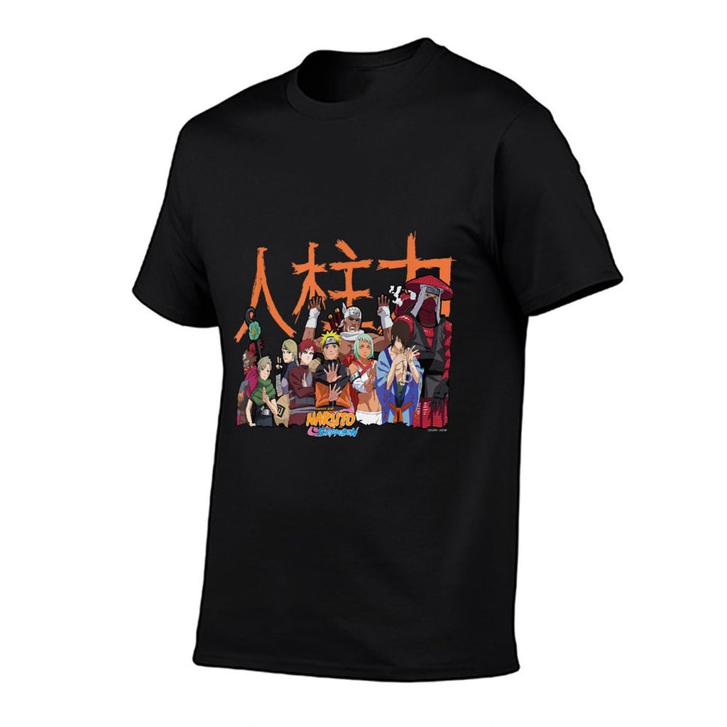 Naruto Shippuden Jinchuuriki Group Anime  Affordable Price T-Shirt