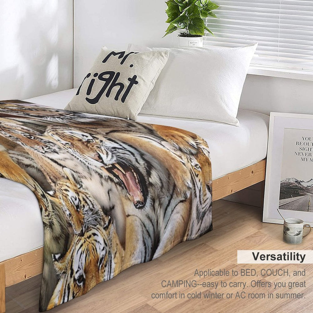 Tigers Gift-ready Throw Blanket