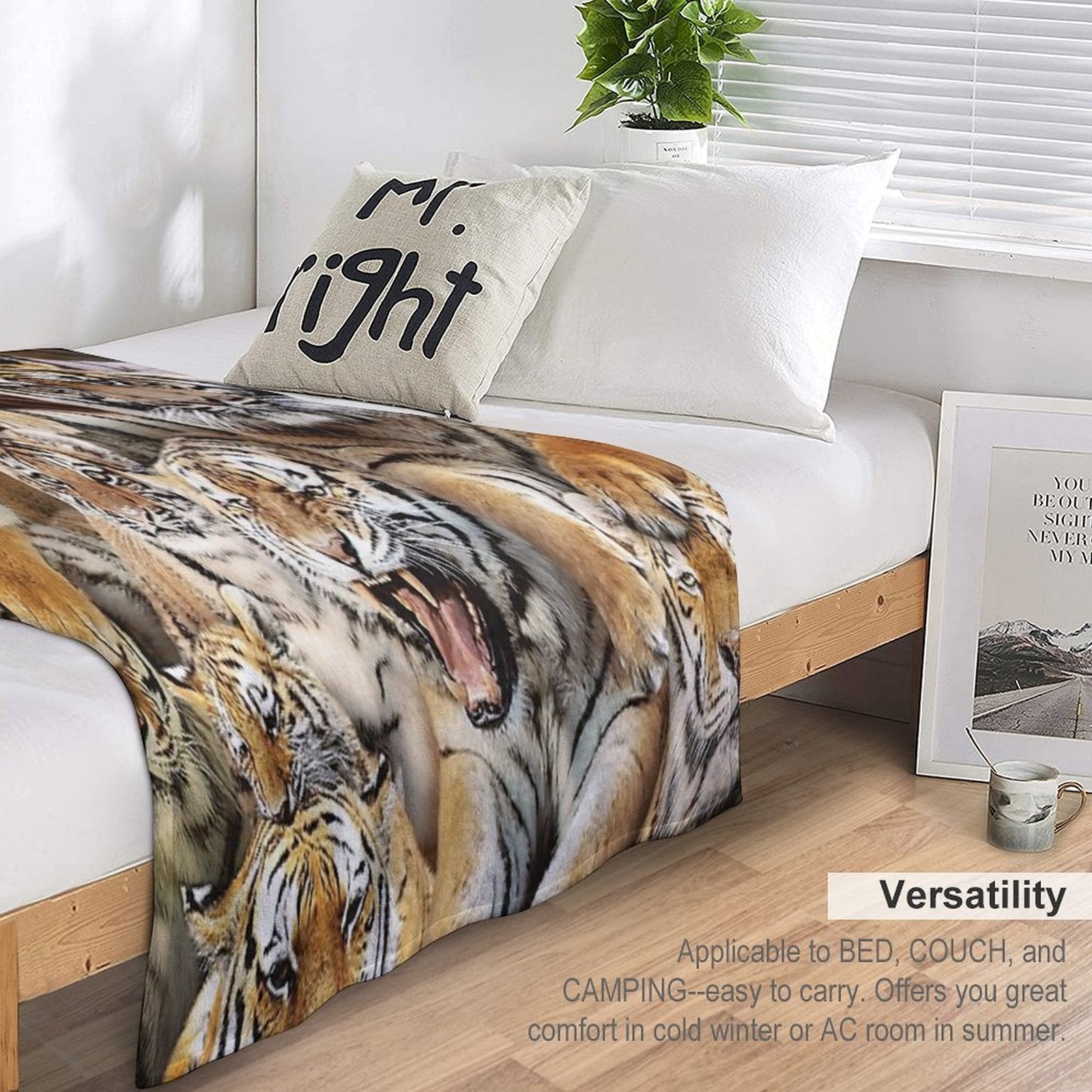 Tigers Gift-ready Throw Blanket