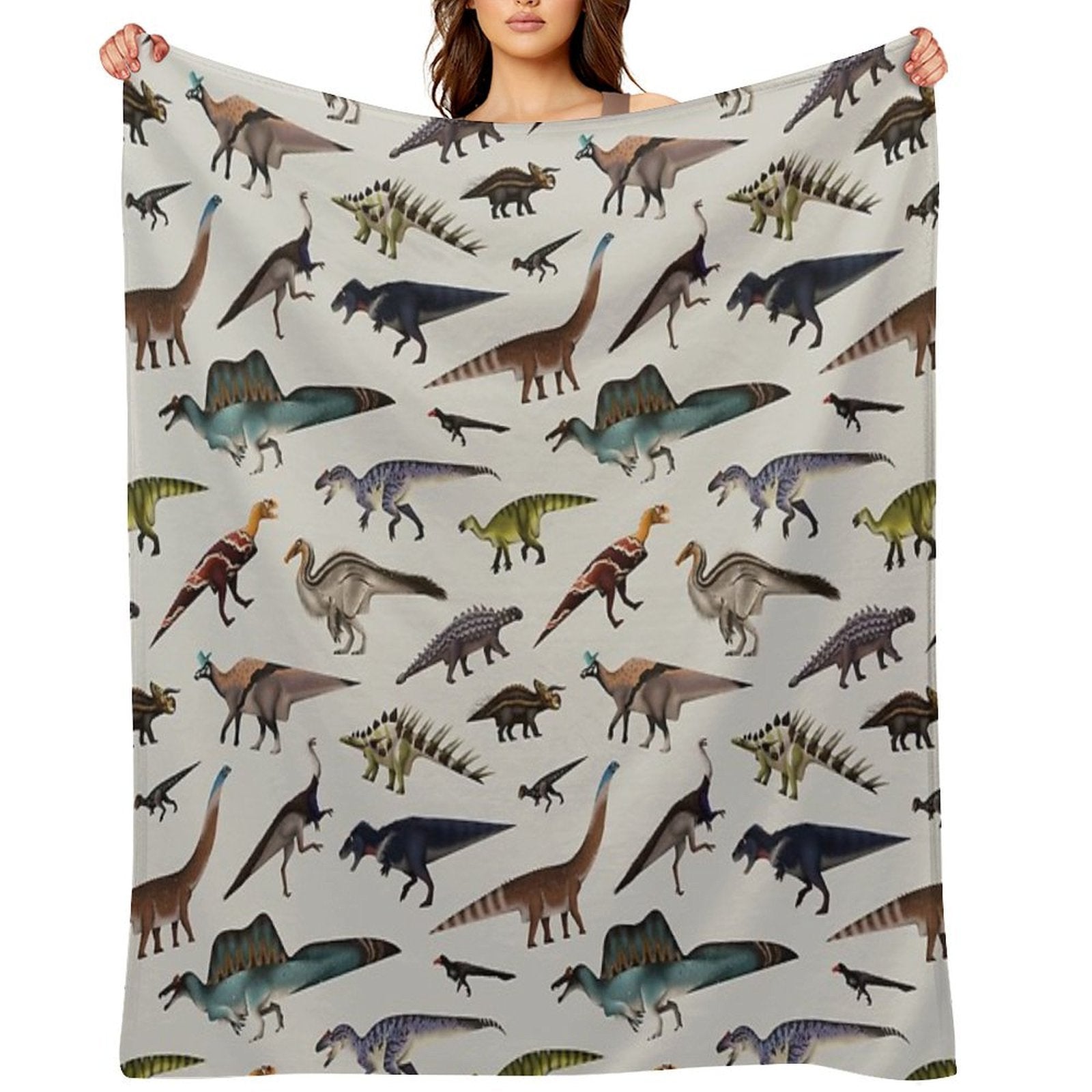 Dinosaurs Compact Throw Blanket