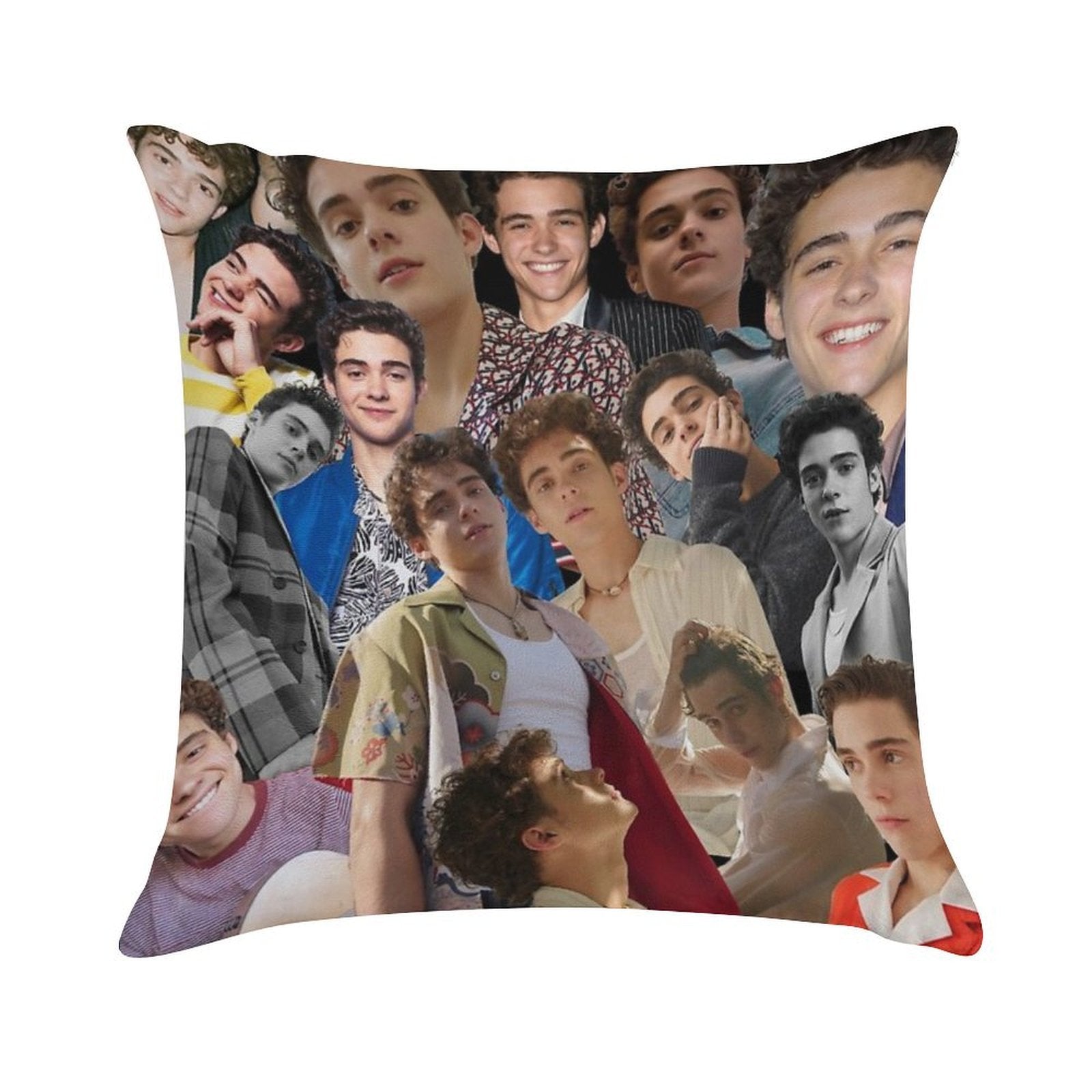 Joshua Bassett Collage Soft Decorative Cover Throw Pillow