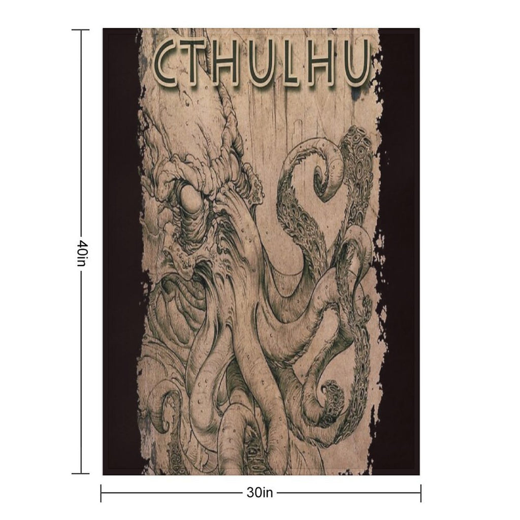 Cthulhu The Ancient Quick-dry Throw Blanket