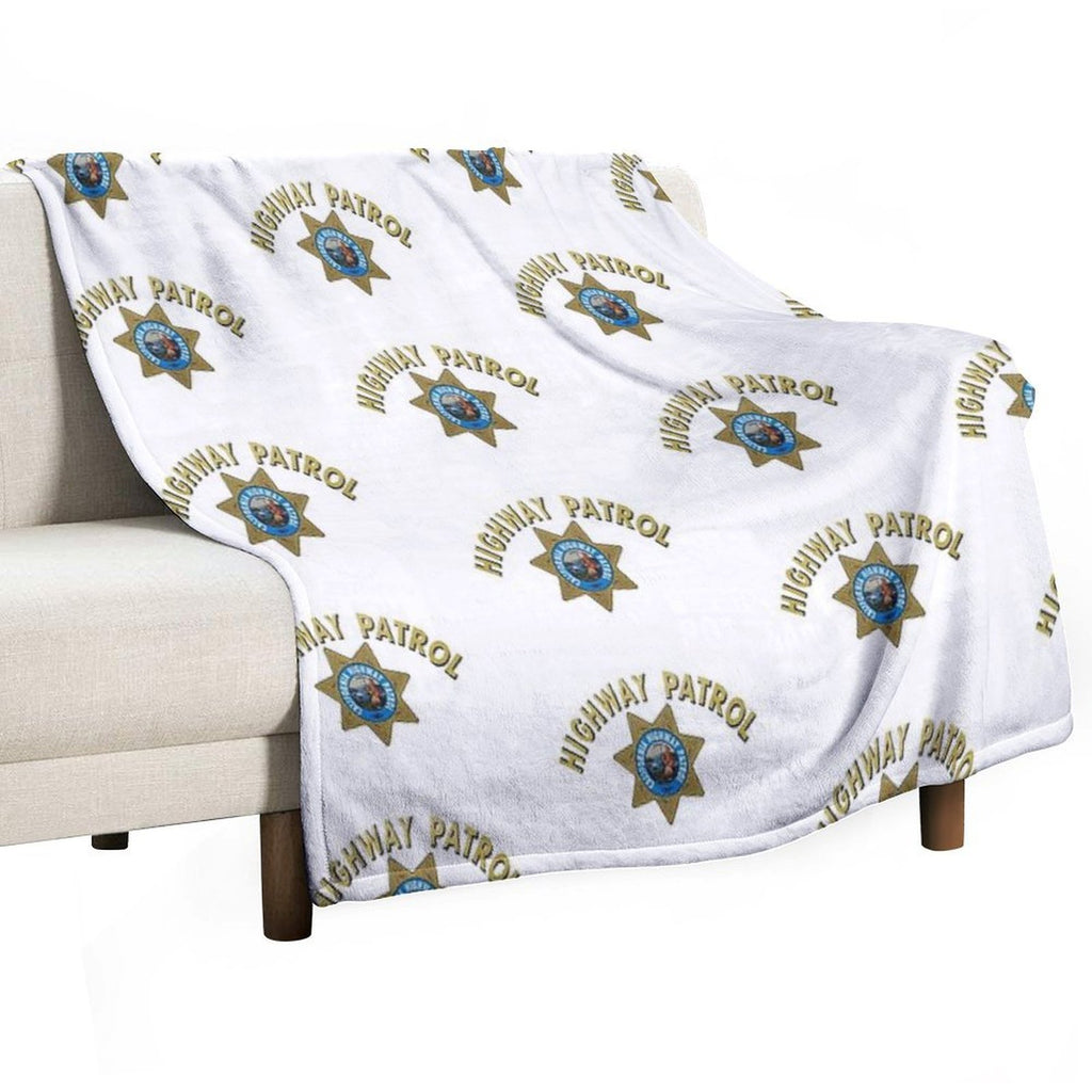 California Highway Patrol Shrink-resistant Throw Blanket