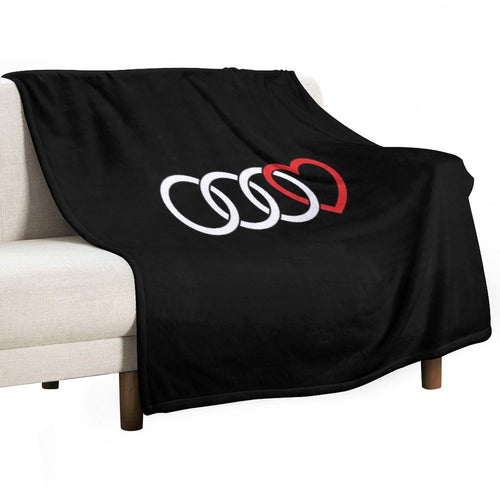 Audi Love (Dark) Compact Throw Blanket