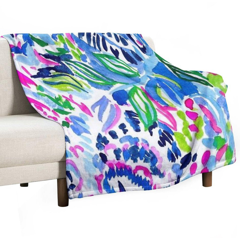 Dont Be Blue Wrinkle-free Throw Blanket