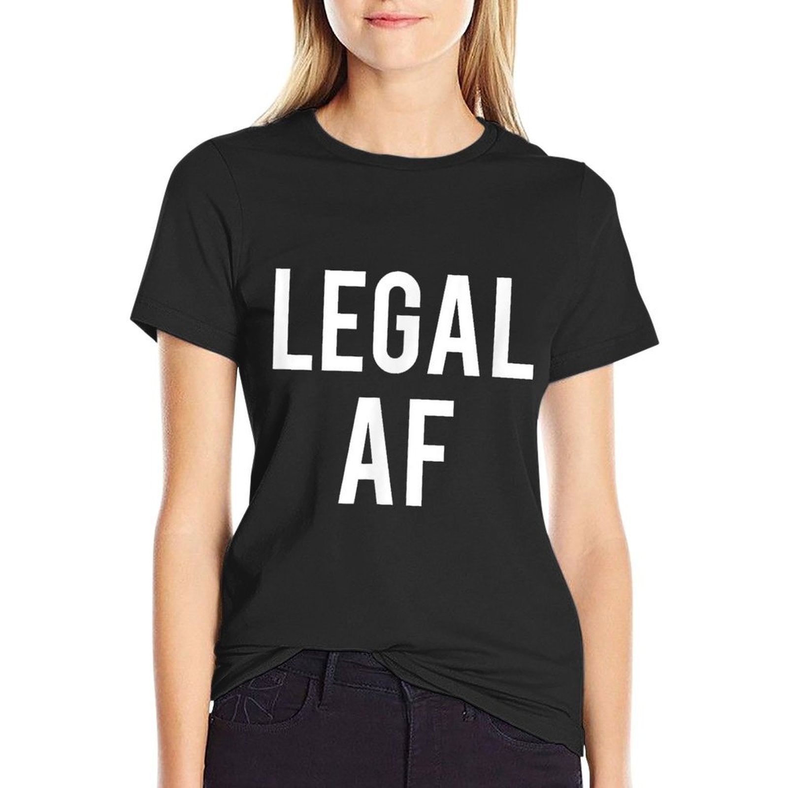 Legal Af 21st Birthday18th Birthday  Heathered Texture T-Shirt
