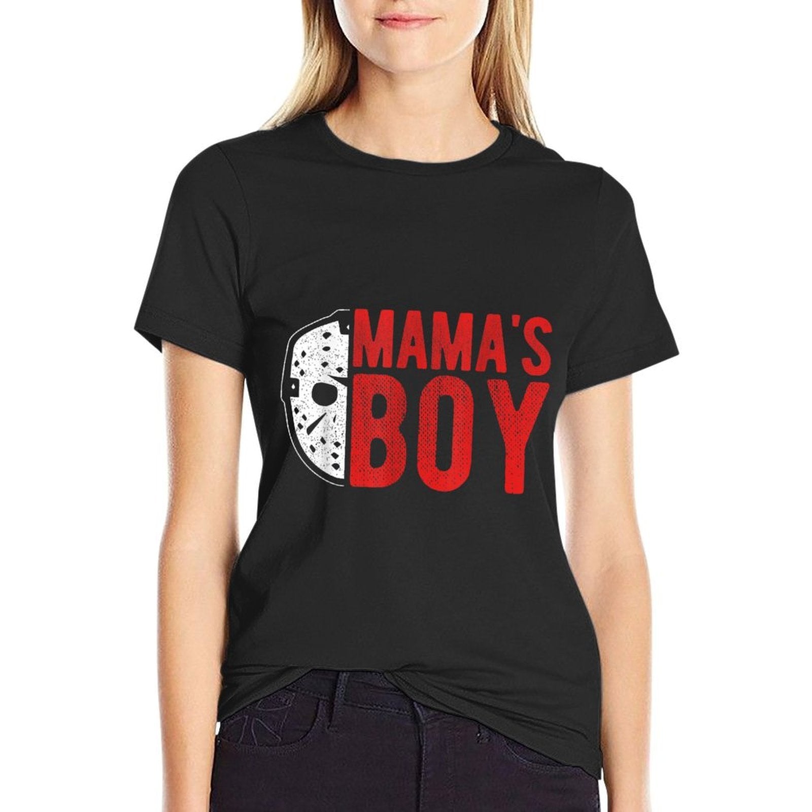 MAMAS BOY Horror Movie Fan  Relaxed-fit T-Shirt