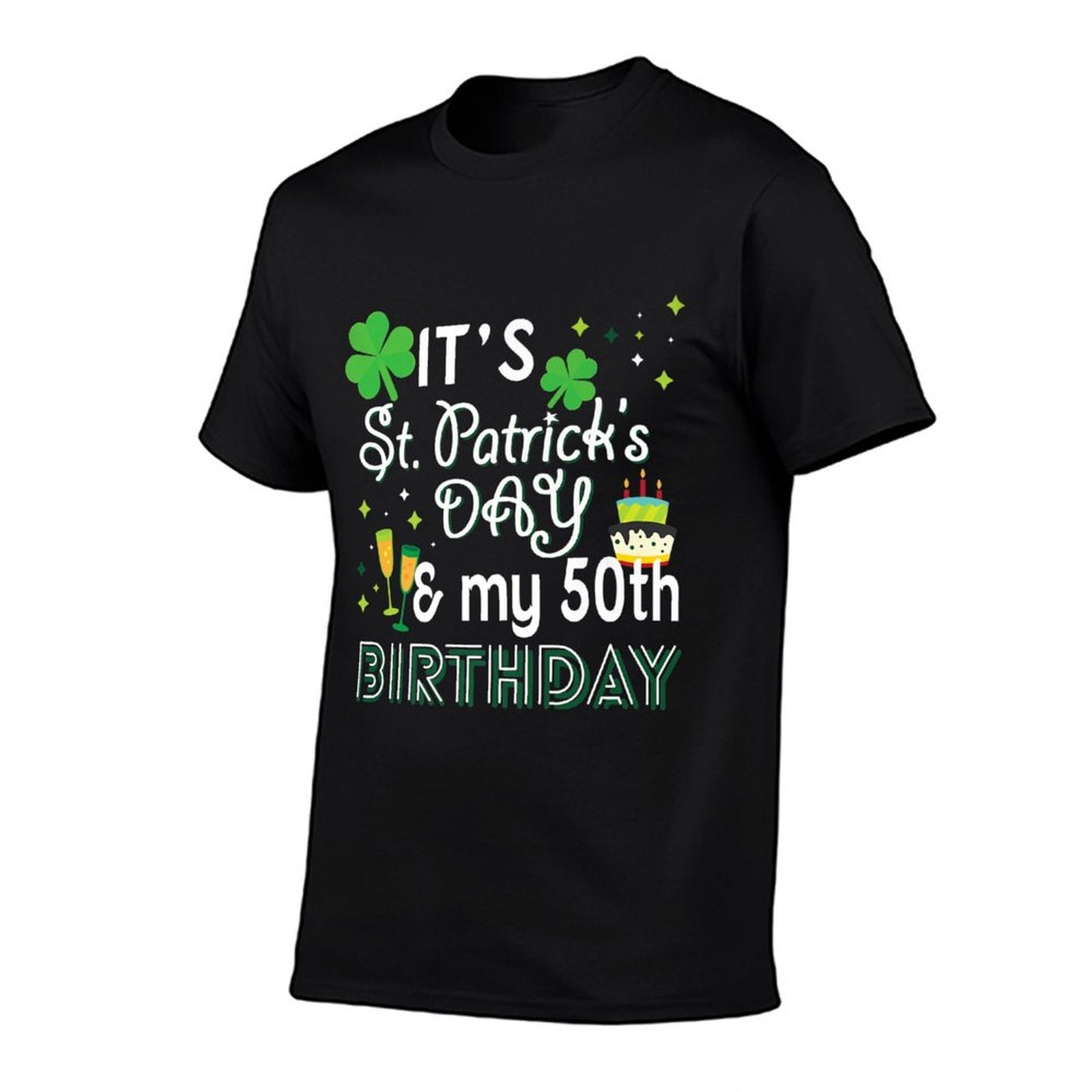 50th Birthday St Patricks Day Party Gift Men Women  Moisture-wicking T-Shirt