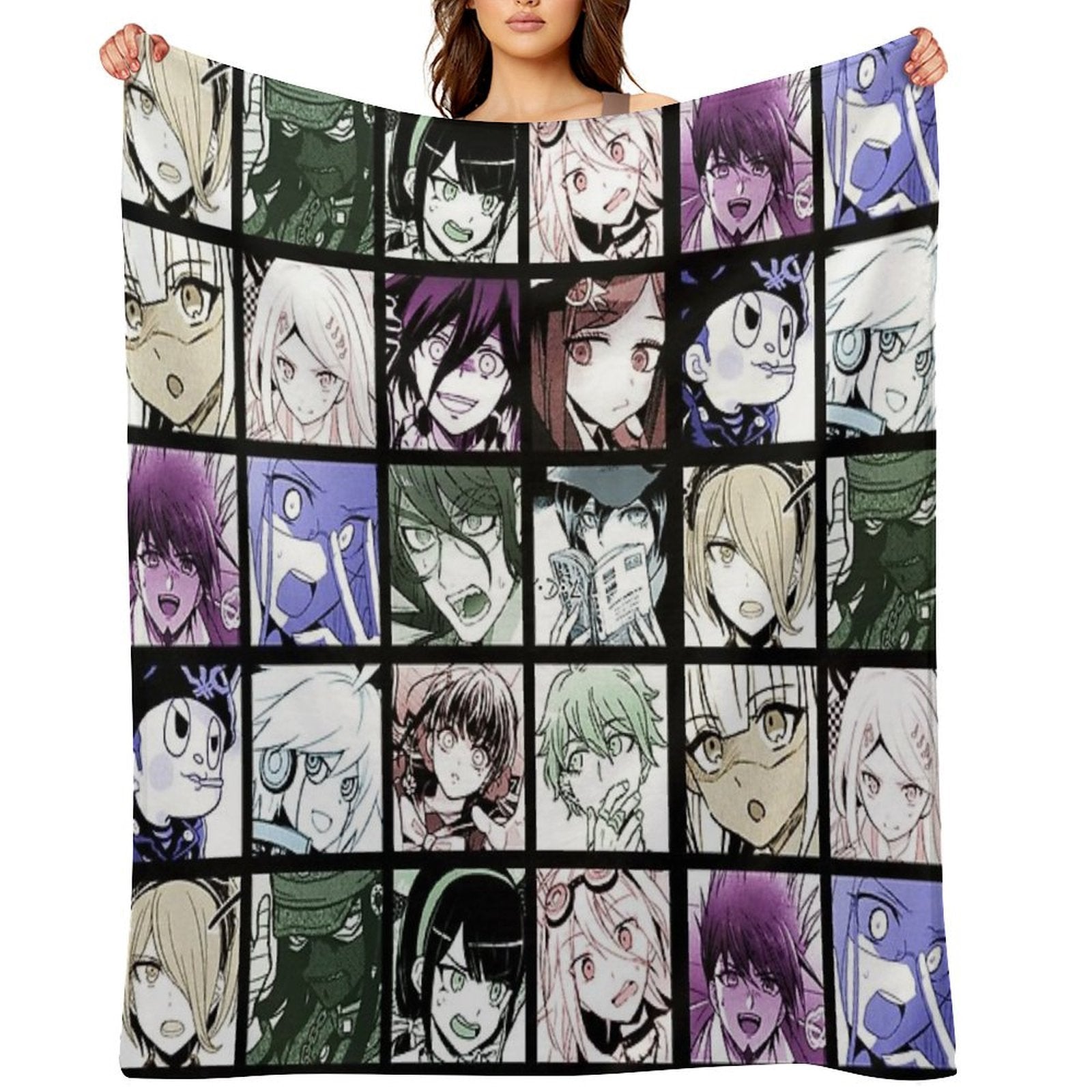 DRV3 Manga Collection (Colored) Gift-ready Throw Blanket