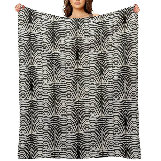 Zebra Anti-pilling Throw Blanket