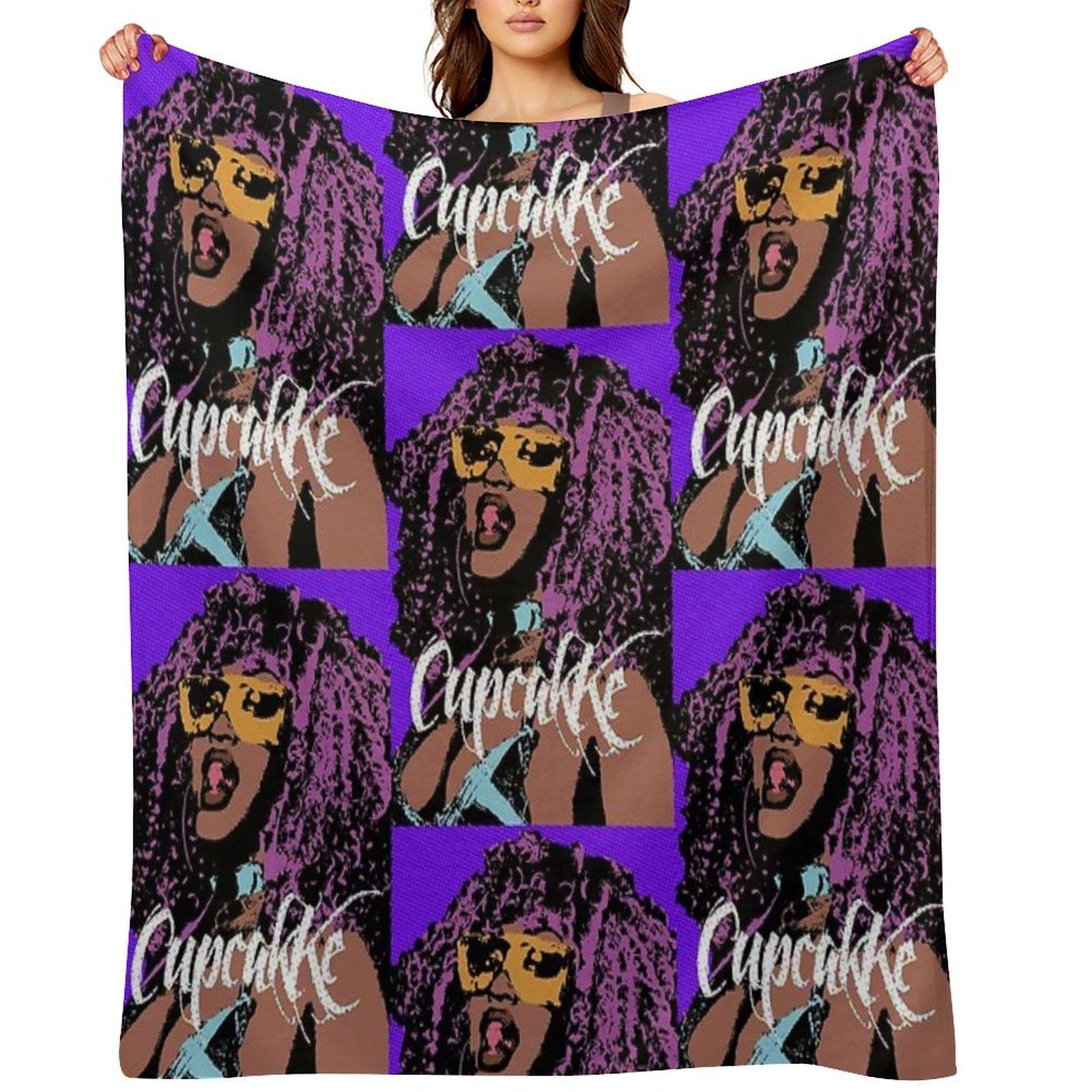 Cupcakke Pop Art Versatility Throw Blanket