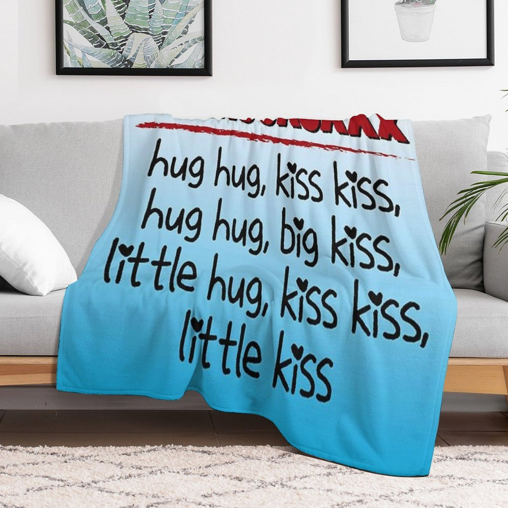 Nacho Libre Hug Hug Kiss Kiss Blanket Premium Throw Blanket