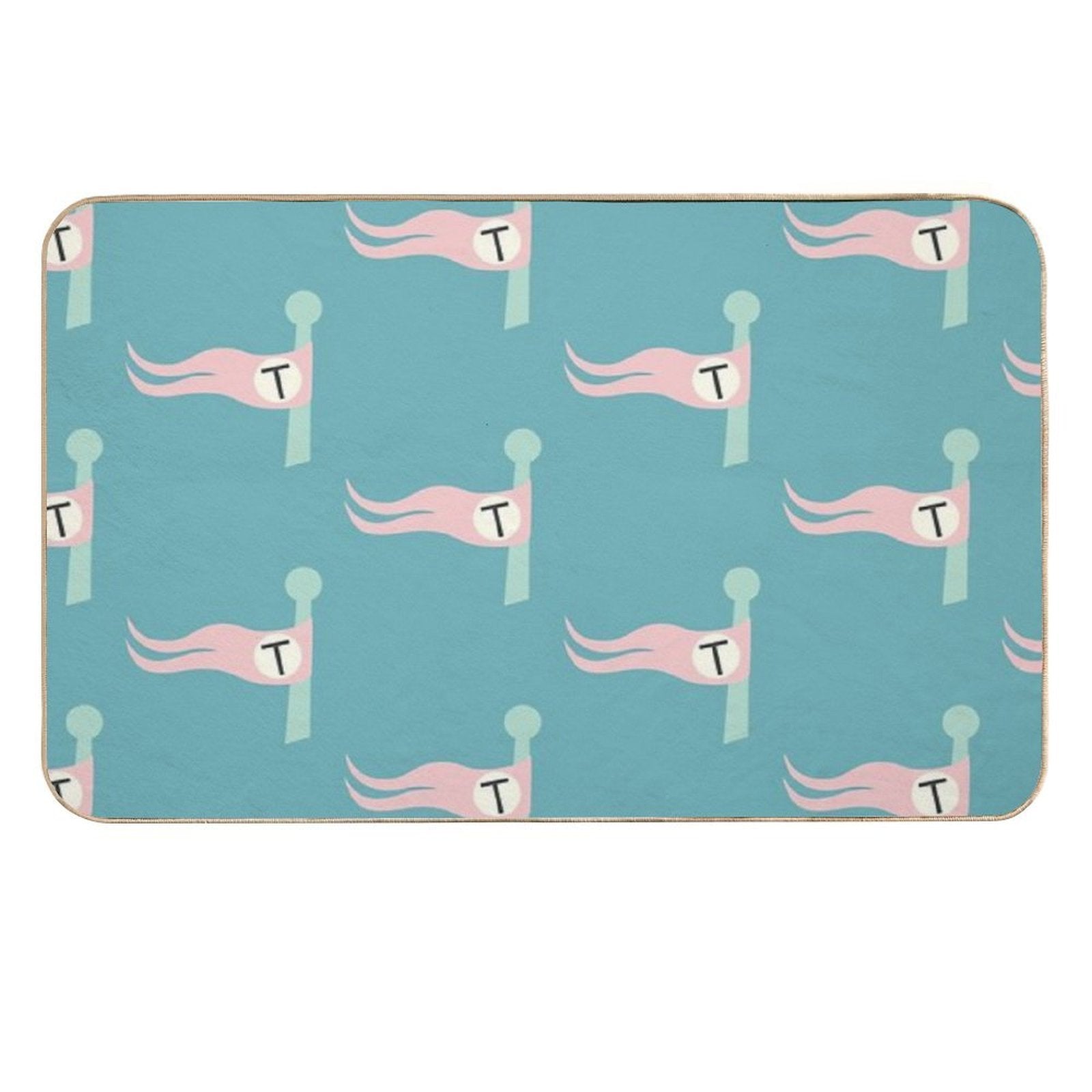 Tenenbaum Flag  Odorless Bath Mat
