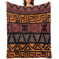 African Tribal Print Lightweight Throw Blanket