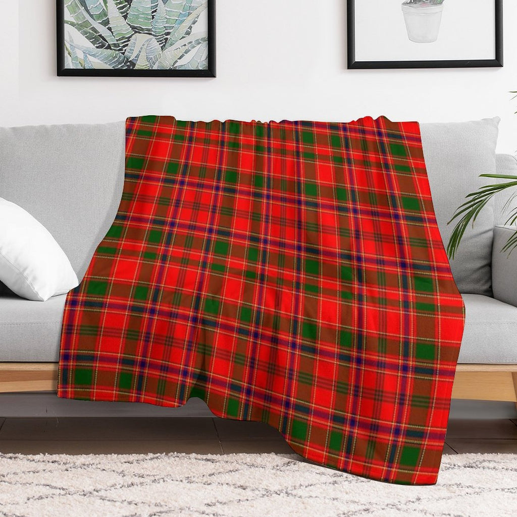 Clan Munro Tartan Quick-dry Throw Blanket