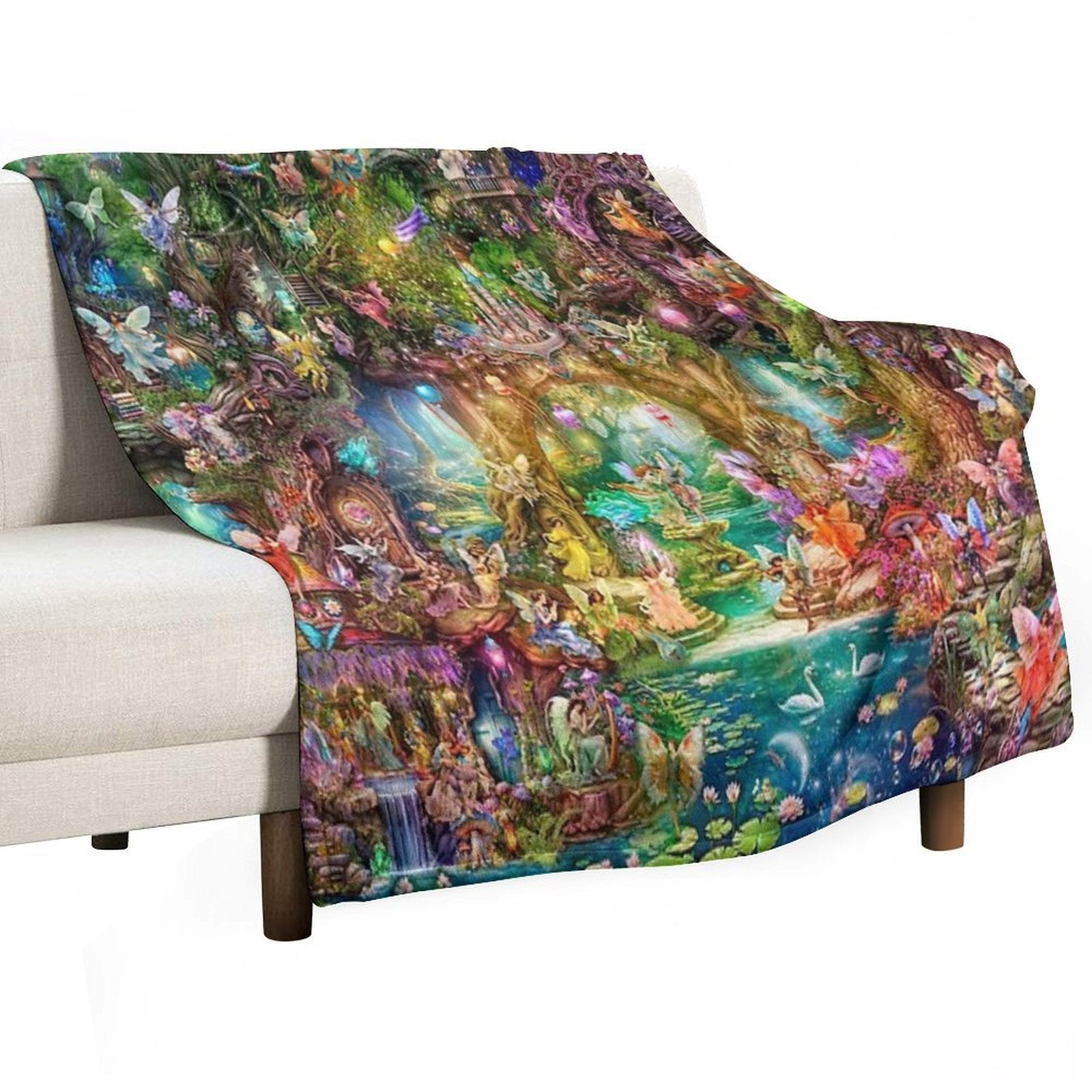 The Grand Butterfly Ball Plush Throw Blanket