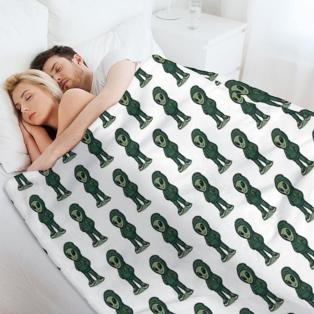 Alien Swag Lightweight Throw Blanket