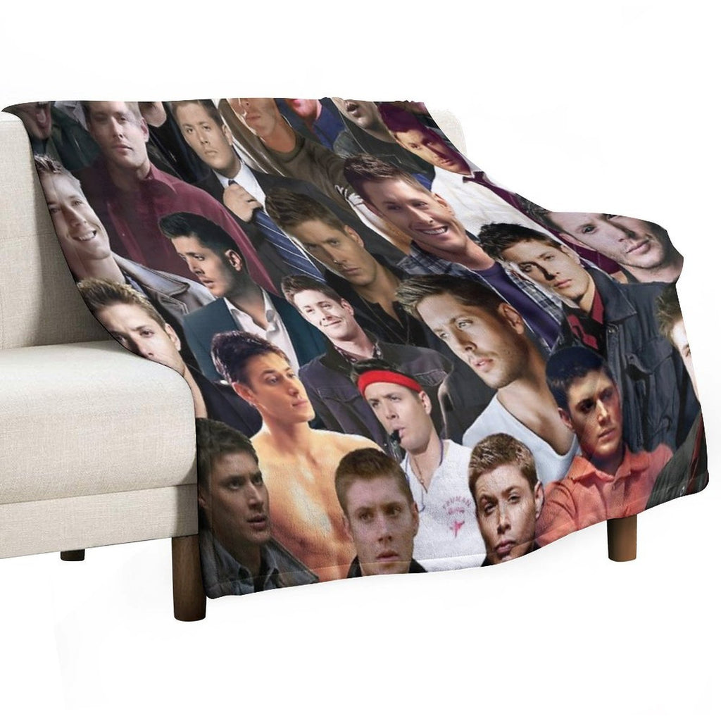 Dean Winchester Collage Durable Throw Blanket