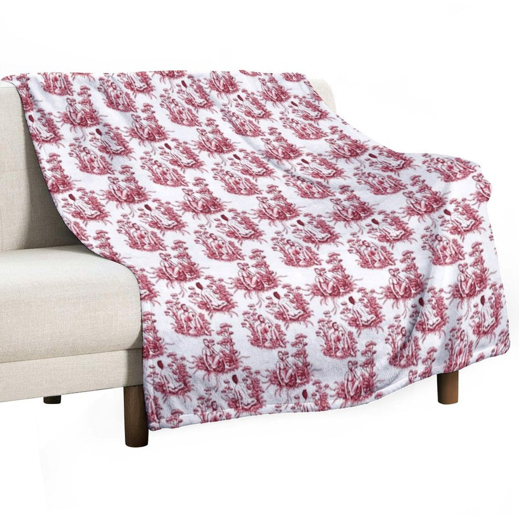 Men Toile Comfort Throw Blanket