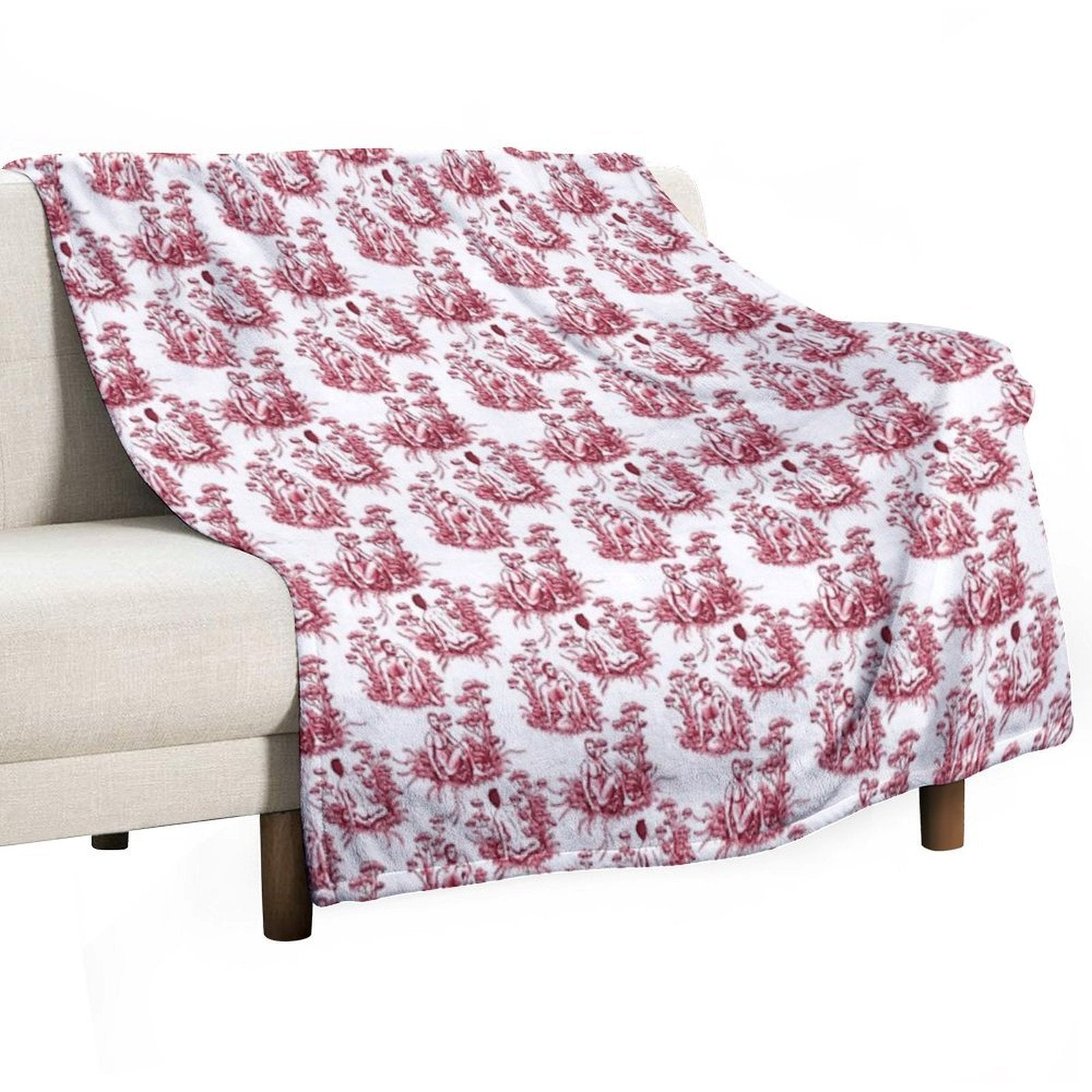 Men Toile Comfort Throw Blanket