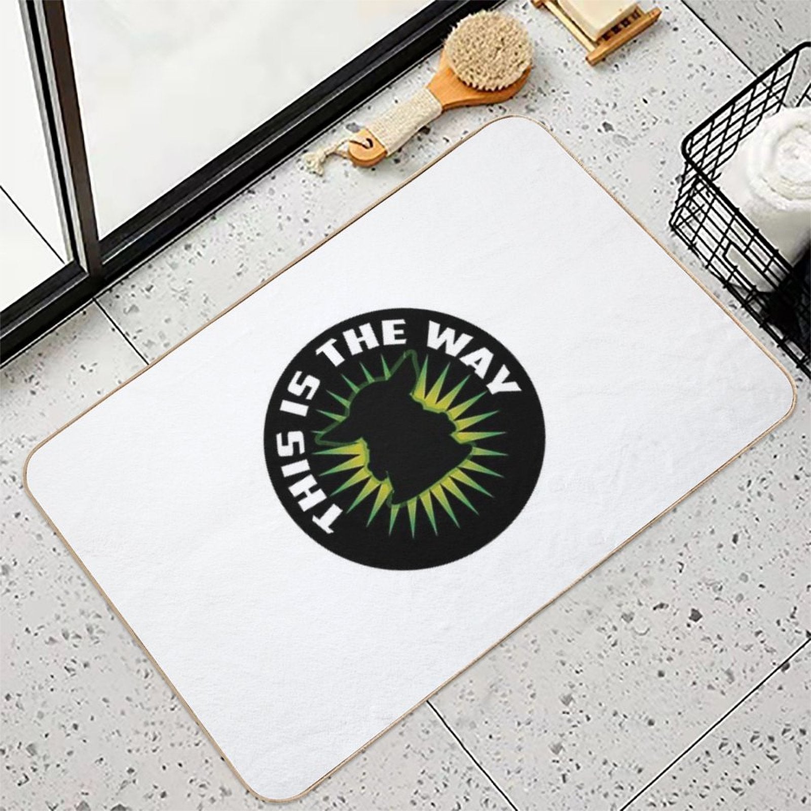 This Is The Way  Easy Maintenance Bath Mat