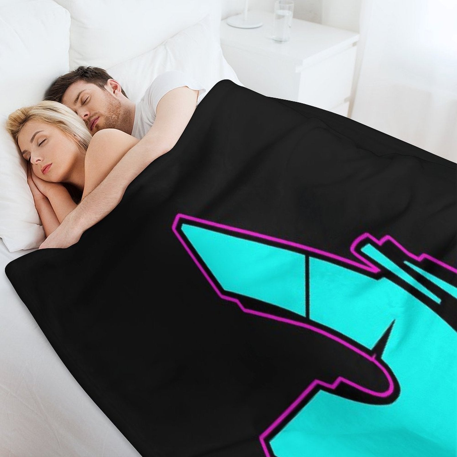 LETTER J BY ESONE URBAN GRAFFITI STREET STYLE Multi-functional Throw Blanket
