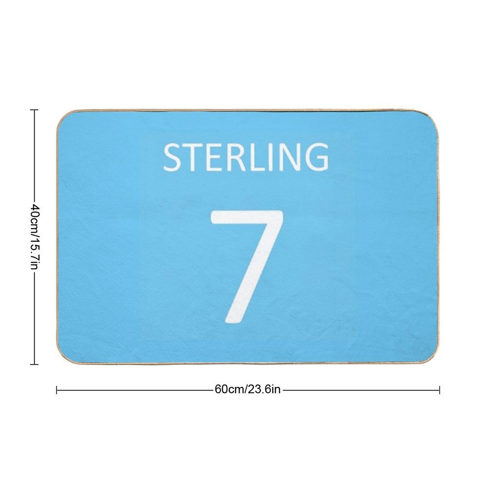 Raheem Sterling Manchester City  Easy To Clean Bath Mat