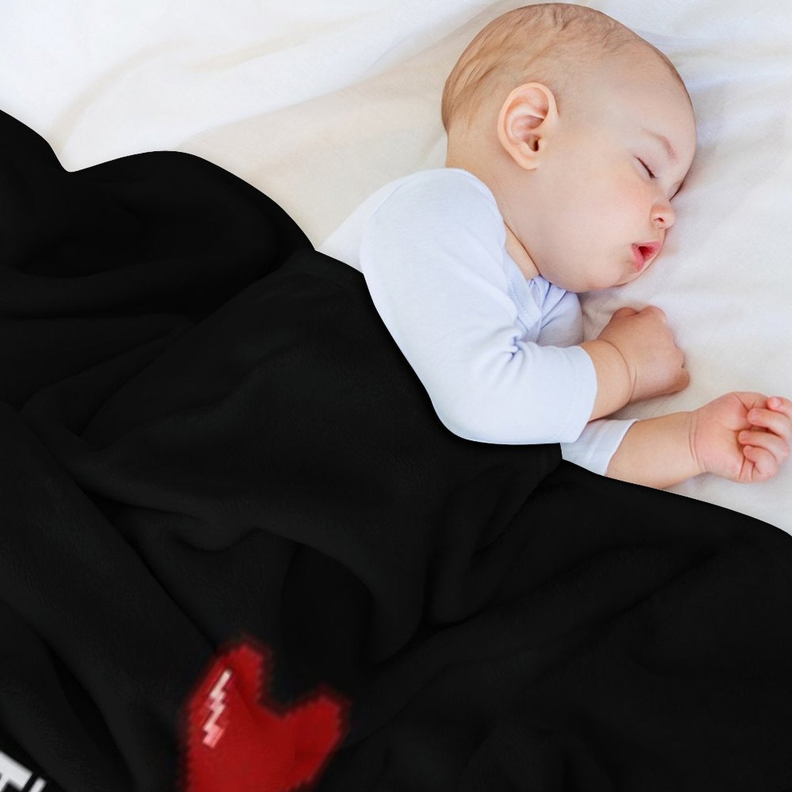 Frisk's Heart Compact Throw Blanket