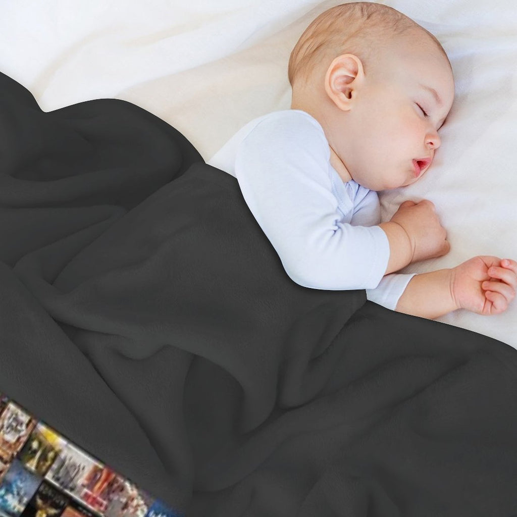 Classic Rock Covers - Collage Essential Shrink-resistant Throw Blanket