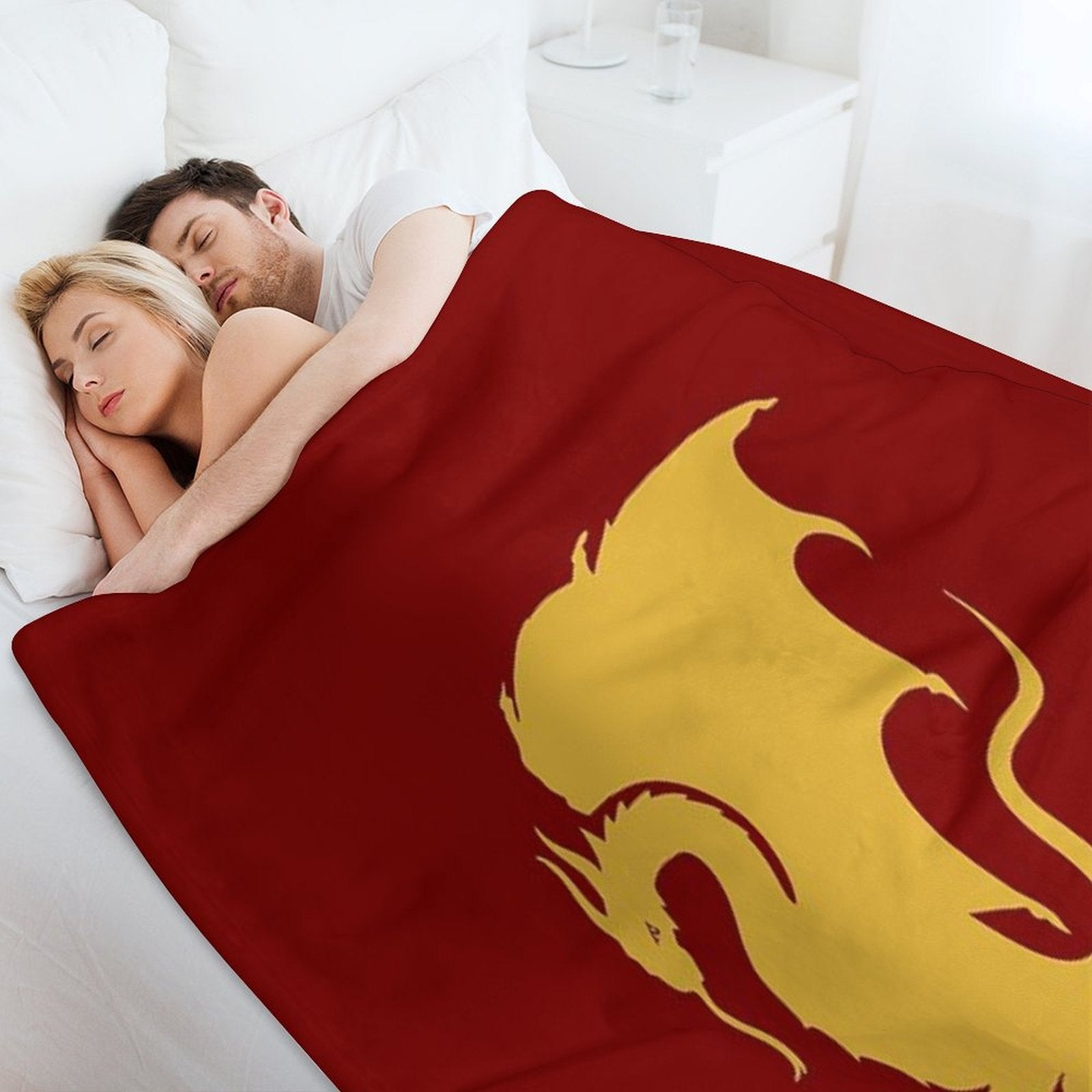 Arthur's Dragon Wrinkle-free Throw Blanket
