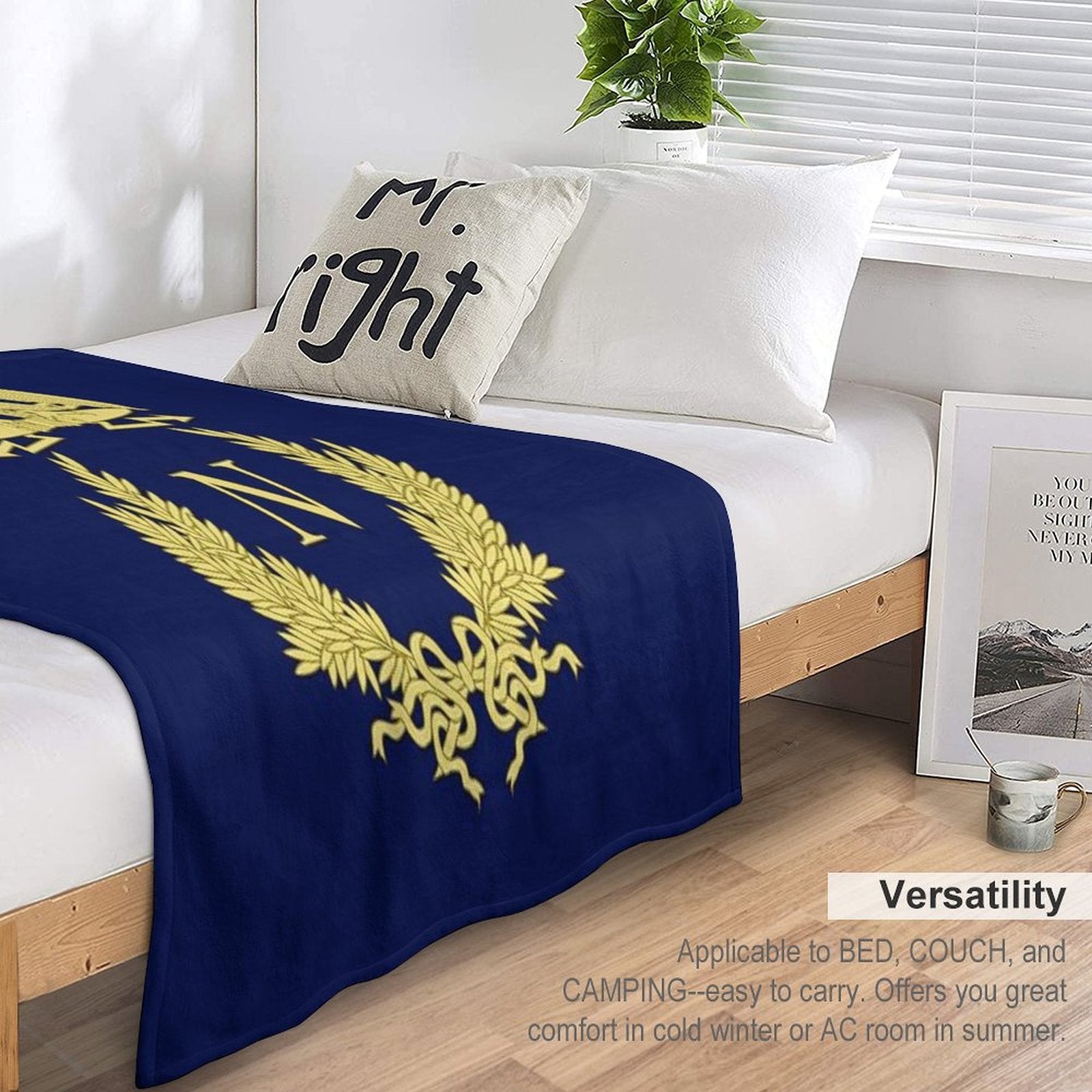 Emblème De Napoléon Bonaparte Compact Throw Blanket