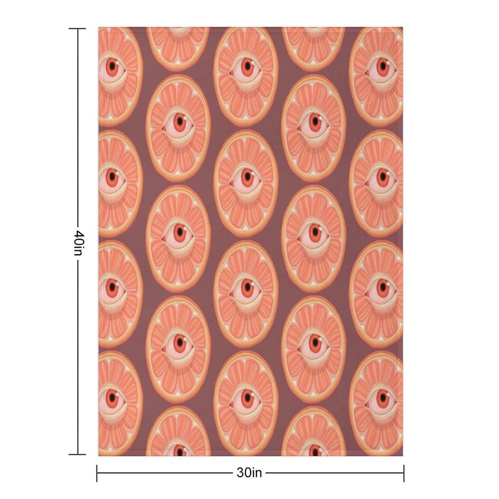 Seeing Orange Eco-conscious Throw Blanket