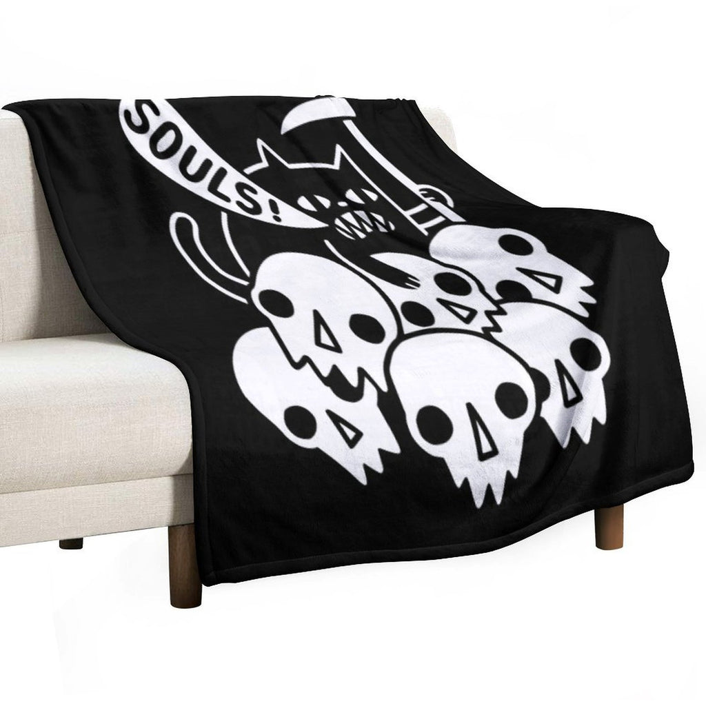 Cat Got Your Soul Multi-functional Throw Blanket