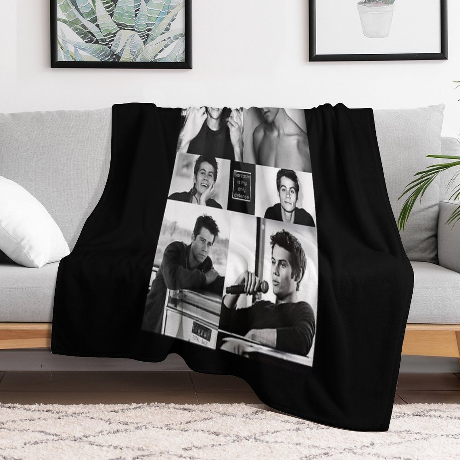 Dylan O'Brien Sustainable Throw Blanket