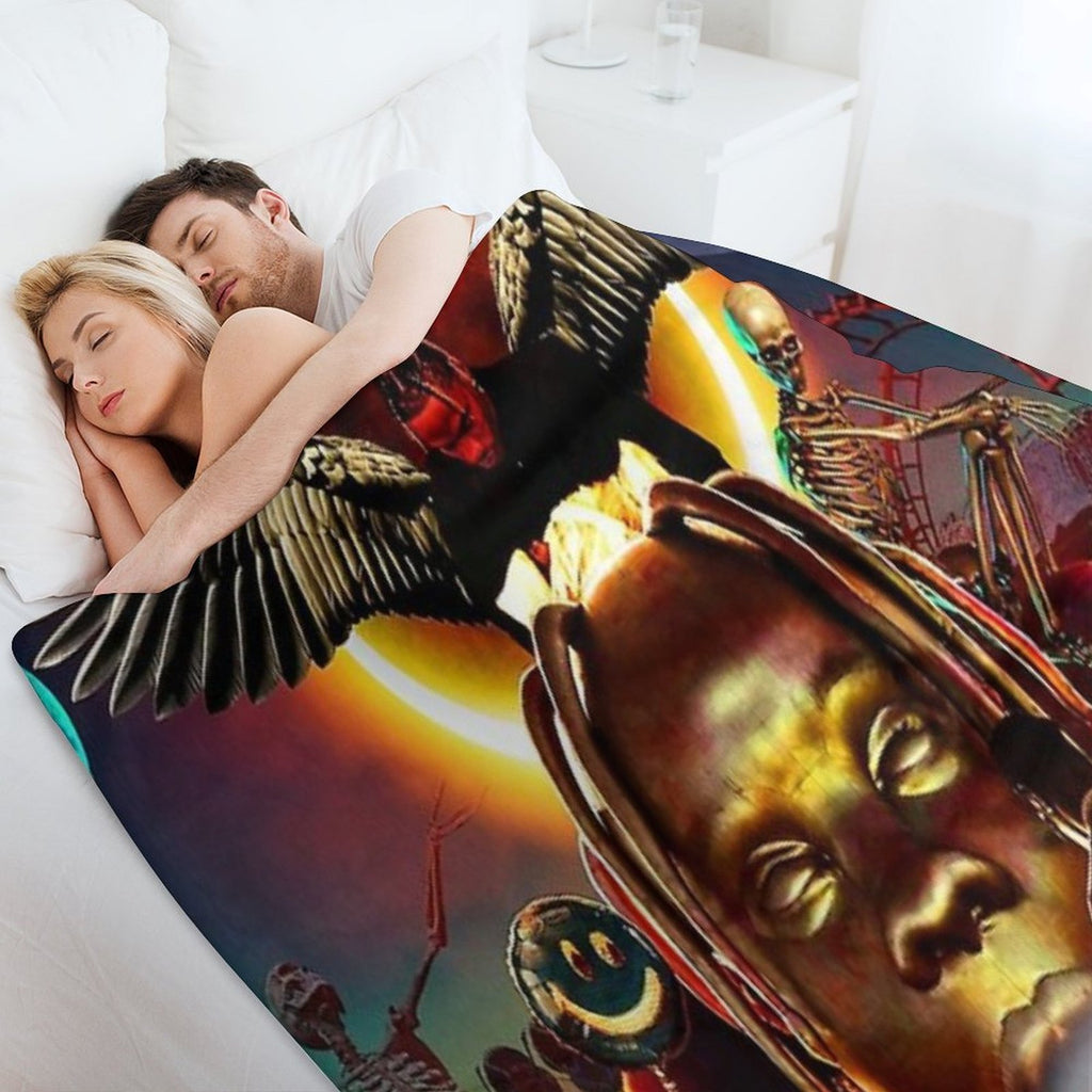 Astroworld Art Eco-conscious Throw Blanket