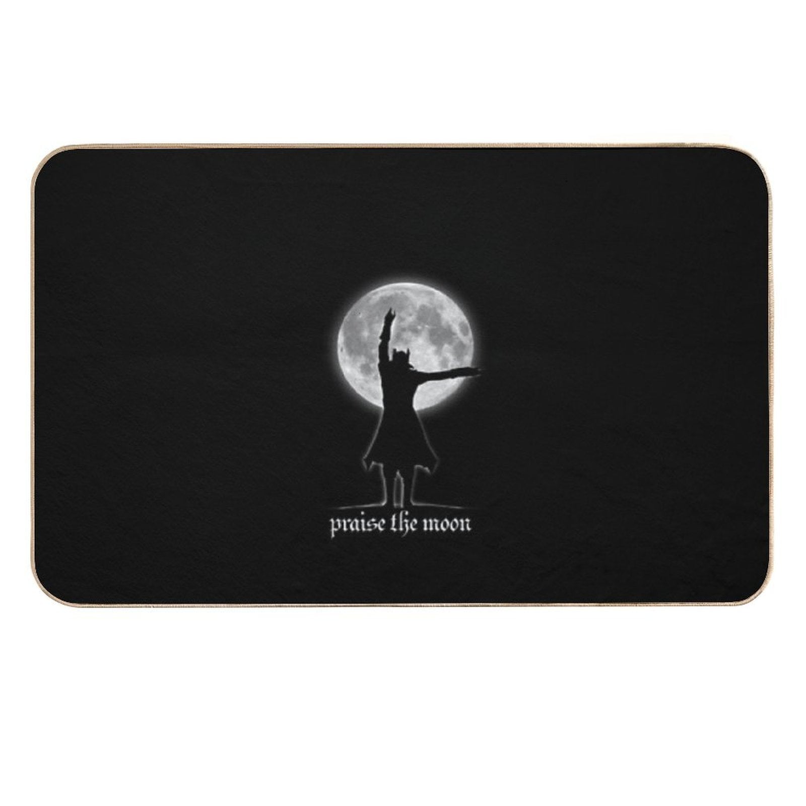 Praise The Moon  Slip-Resistant Bath Mat