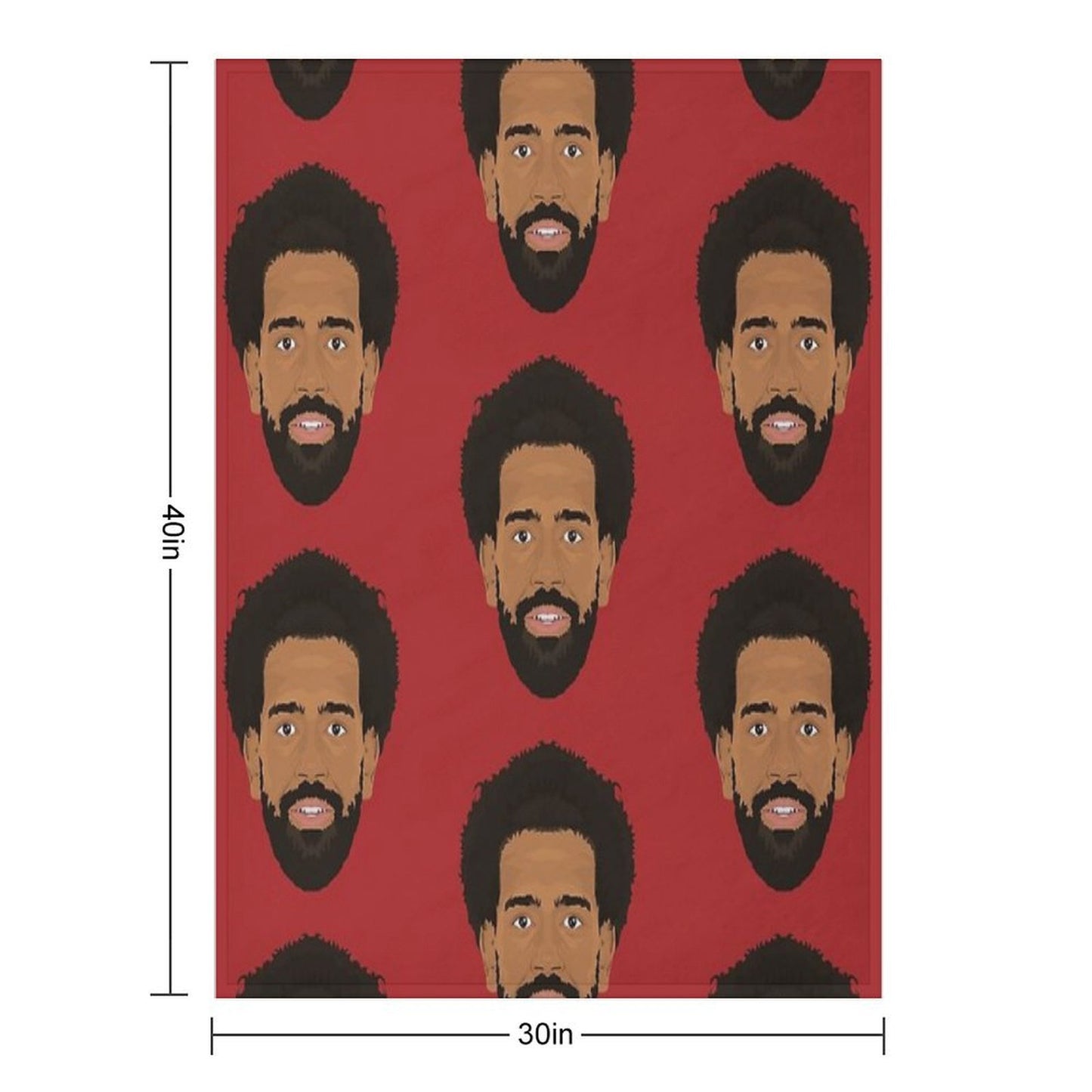 Mo Salah Shrink-resistant Throw Blanket
